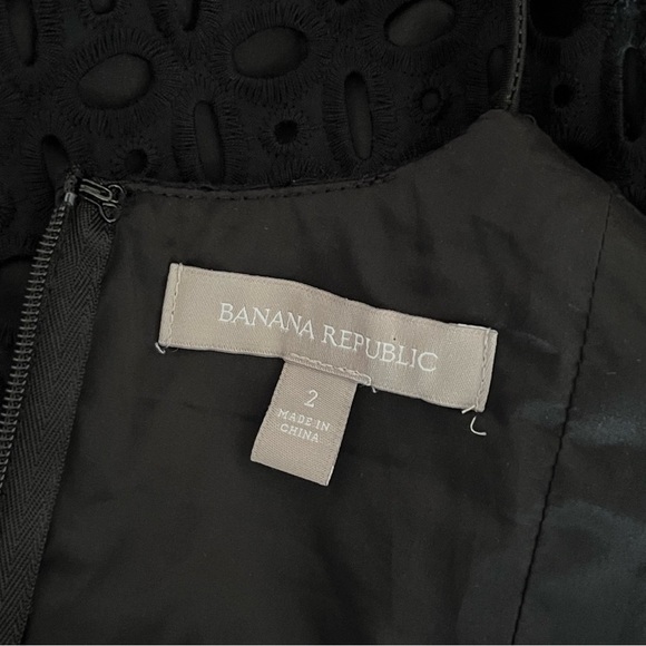 Banana Republic Black Spaghetti Strap Dress Size 2 - Picture 11 of 11